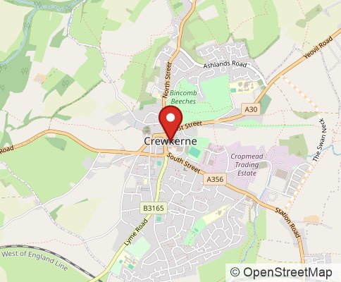 Map: Crewkerne, Somerset, TA18 7HU, United Kingdom