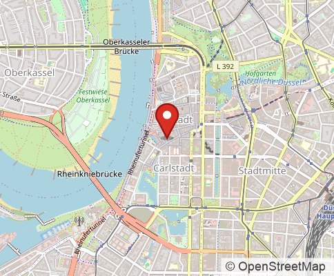 Map: 40213 Düsseldorf, Germany