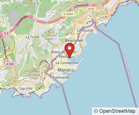 Map: 98000    Monaco, Monaco