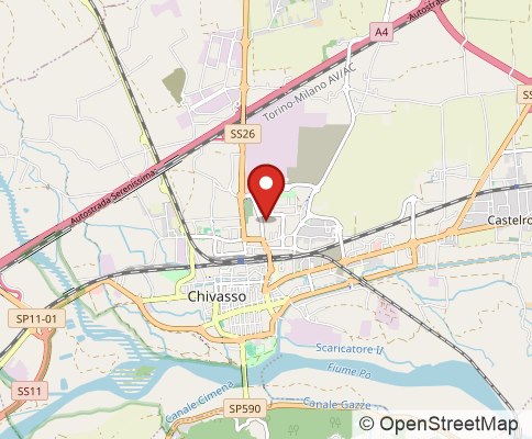 Map: 10034 Chivasso (TO), Italy