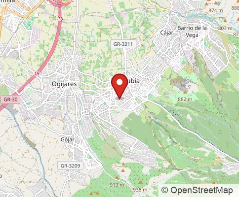 Map: 18140 LA ZUBIA, Spain