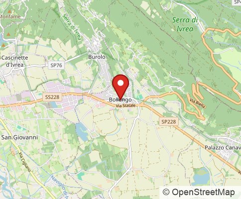 Map: Bollengo, Italy