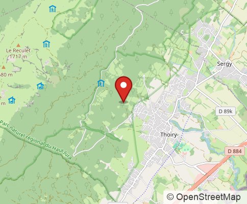 Map: 01710 Thoiry, France