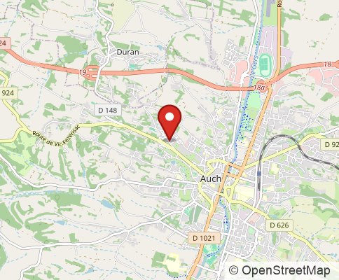 Map: 32000 Auch, France