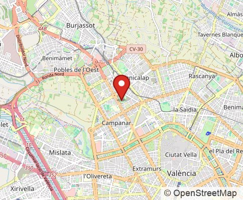 Map: 46015 - Valencia, Spain