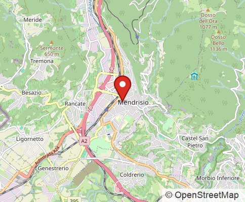 Map: 6850 Mendrisio, Switzerland