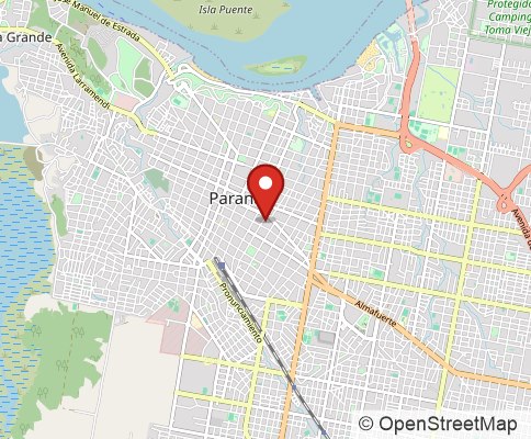 Map: 3100- Paraná, Argentina
