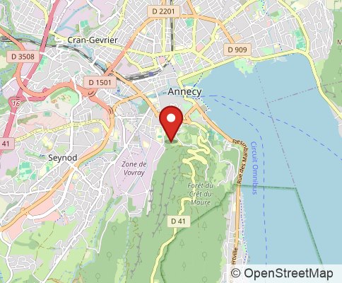 Map: 74000 ANNECY, France