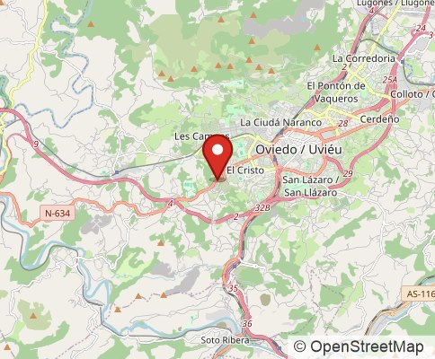 Map: Oviedo, Spain
