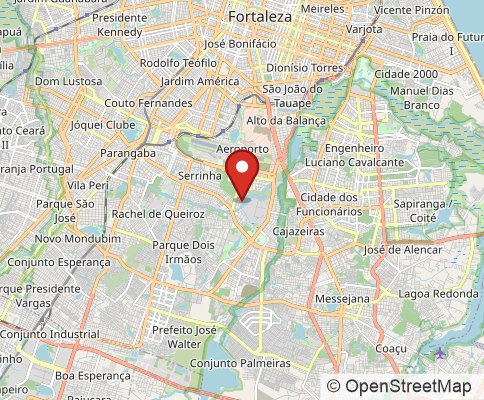 Map: Fortaleza, Brazil