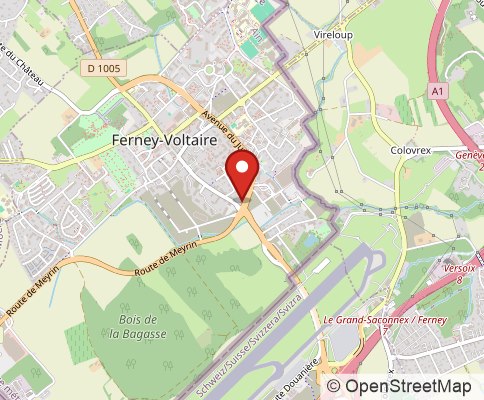 Map: 01210 Ferney-Voltaire, France