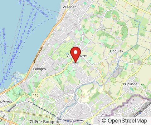 Map: 1253 Vandoeuvres, Switzerland