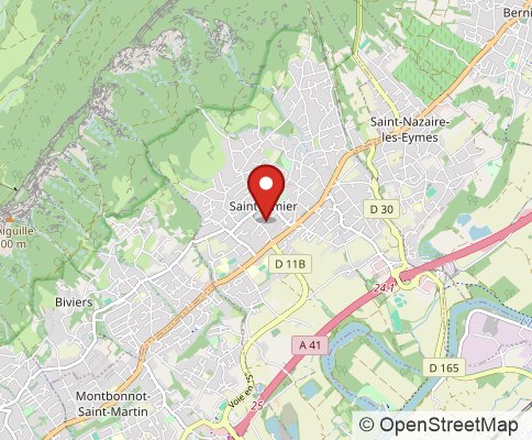 Map: 38330 Saint Ismier, France