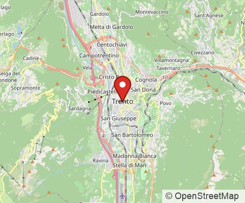 Map: 38050 Trento, Italy