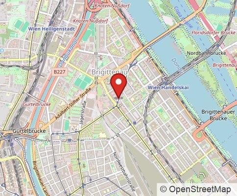 Map: 1200 Vienna, Austria
