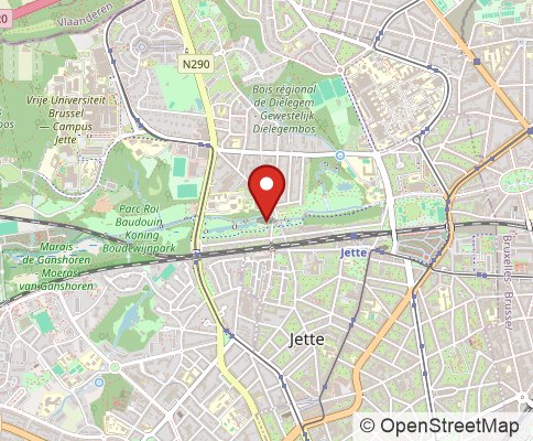 Map: 1090 Jette, Belgium