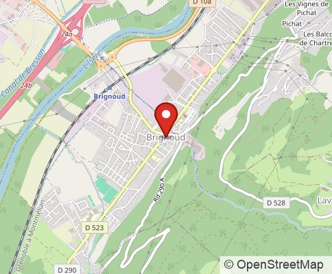 Map: 38190 - Brignoud, France