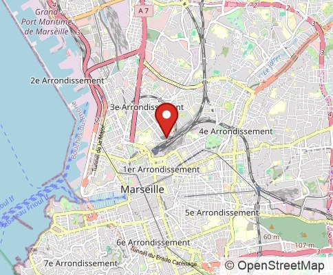 Map: 13001 Marseille, France