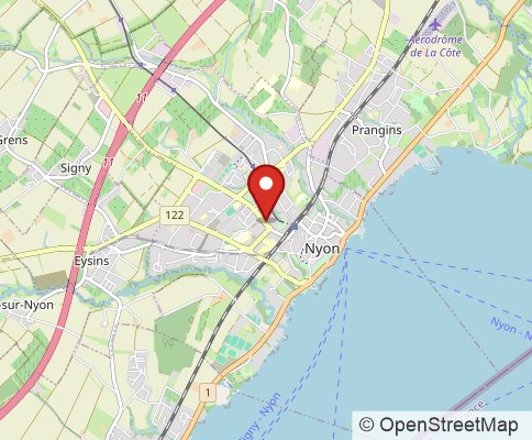 Map: 1260 Nyon, Switzerland