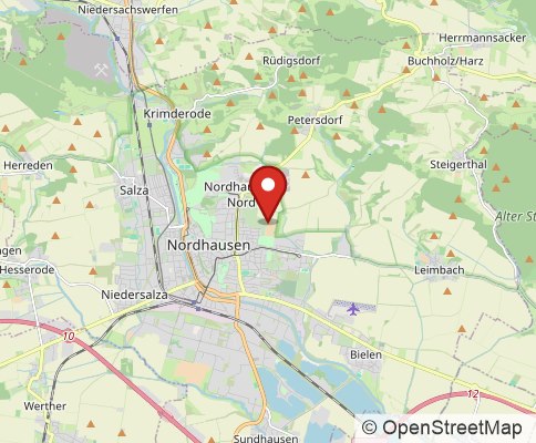 Map: 99734 Nordhausen, Germany