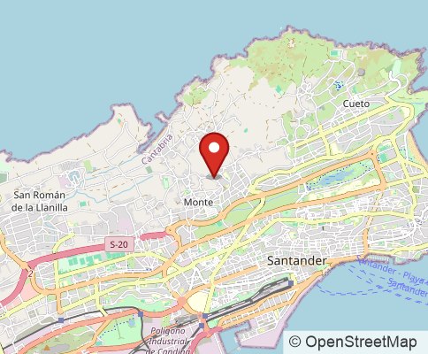 Map: 39012 Santander, Spain
