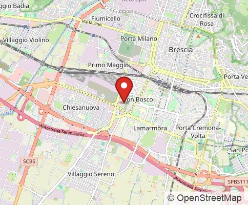 Map: 25125 brescia, Italy