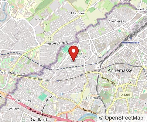 Map: 74100 Ambilly, France