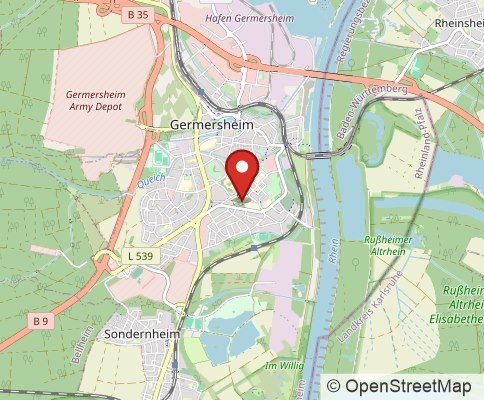 Map: 76726 Germersheim, Germany