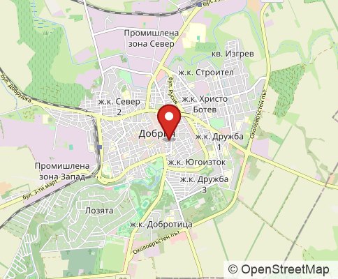 Map: 9300 Dobrich, Bulgaria