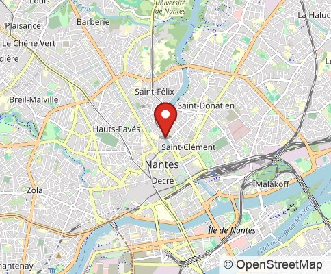 Map: 44000 Nantes, France