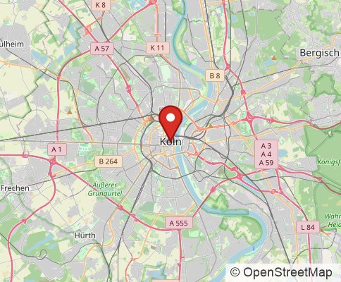 Map: Cologne, Germany