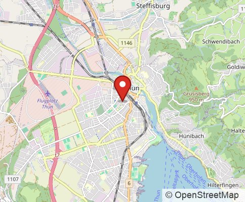 Map: 3600 Thun, Switzerland