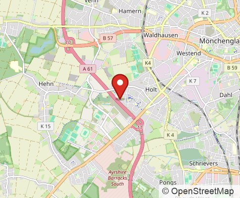 Map: 41069 Moenchengladbach, Germany