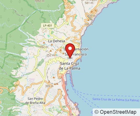 Map: 38700 Santa Cruz de La Palma, Spain