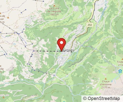 Map: 1874 Champéry, Switzerland