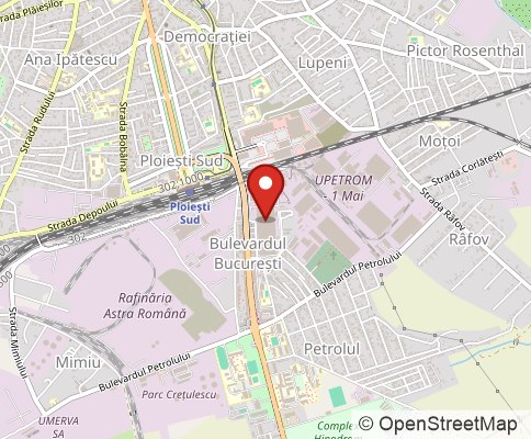 Map: 100247 Ploiesti, Romania