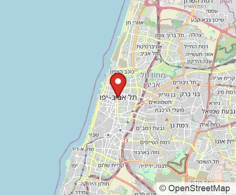 Map: Tel Aviv 61391, Israel