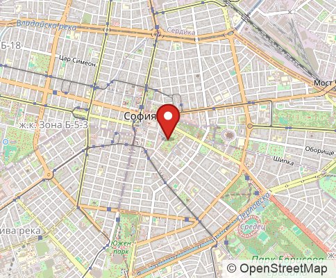Map: 1000 Sofia, Bulgaria