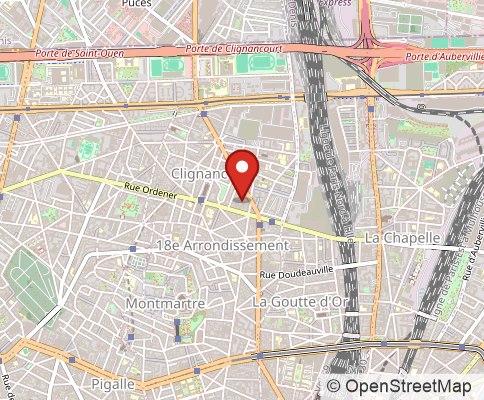 Map: 75018 Paris, France