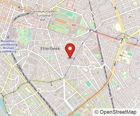 Map: 1040 Brussels, Belgium