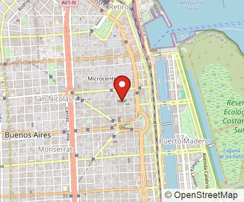 Map: Buenos Aires C1041AAO, Argentina