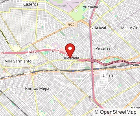 Map: 1702, Ciudadela, Argentina