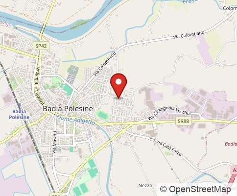 Map: I-45021 Badia Polesine (Rovigo), Italy